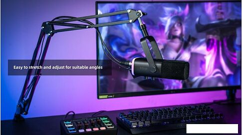 Проводной микрофон FIFINE AM8T (черный)