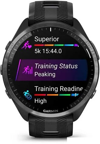 Умные часы Garmin Forerunner 965 (черный/серый)