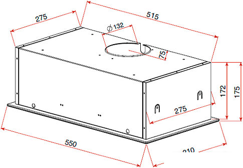 Кухонная вытяжка TEKA GFG2 (нержавеющая сталь) [40446753]
