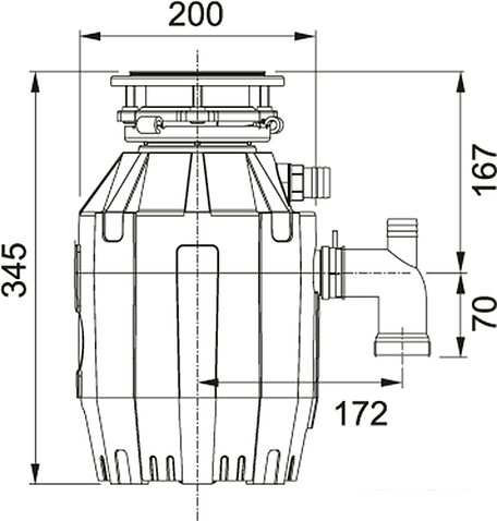 Измельчитель пищевых отходов Franke Turbo Elite TE-50 134.0535.229