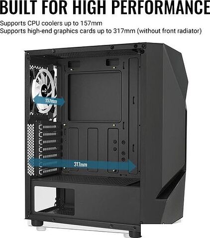 Корпус AeroCool Scape-G-BK-v1