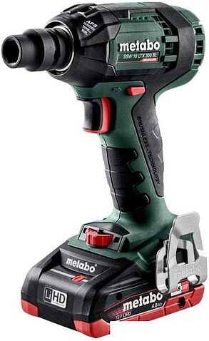 Гайковерт Metabo SSW 18 LTX 300 BL 602395800 (с 2-мя АКБ, кейс)