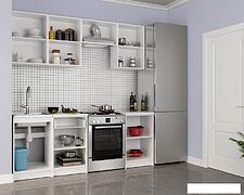 Готовая кухня Мебель-АРС Адель 2.1 м (лайм)