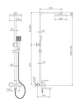 Душевая система Ledeme L2433