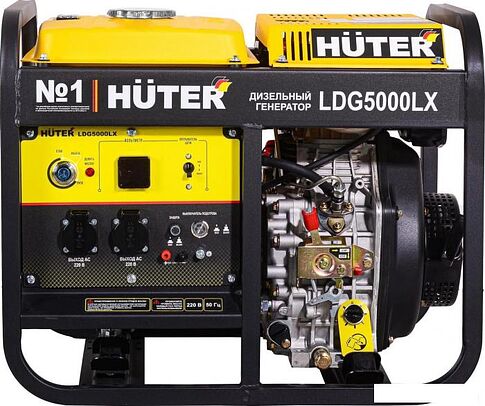Дизельный генератор Huter LDG 5000LX