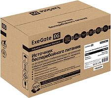 Источник бесперебойного питания ExeGate Power Back BNB-1000.LED.AVR.2SH.RJ.USB