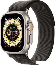 Умные часы Apple Watch Ultra LTE 49 мм (титановый корпус, титановый/черно-серый, нейлоновый ремешок размера M/L) Умные часы Apple Watch Ultra LTE 49 мм (титановый корпус, титановый/черно-серый, нейлоновый ремешок размера M/L)