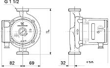 Насос Grundfos UPS 25-120 180 Насос Grundfos UPS 25-120 180