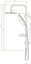Душевая система Laveo Fino PL2 20OX