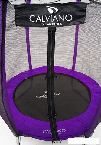 Батут Calviano Outside Master Purple 140 см - 4.5ft (внешняя сетка, складной, без лестницы)