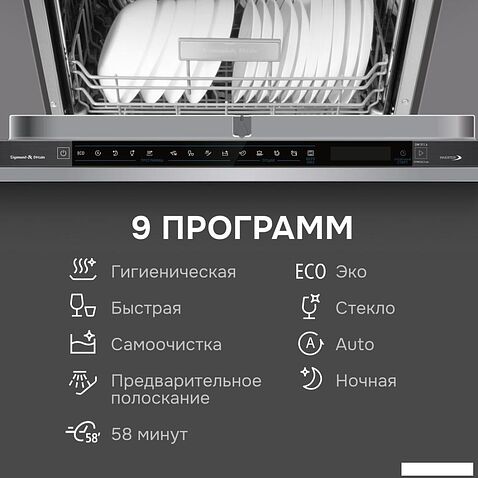 Встраиваемая посудомоечная машина Zigmund & Shtain DW 311.6