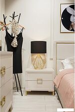 Тумба Ангстрем Дольче спальня ДЛ-305.03 исп.3 (кашемир серый)