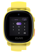 Детские умные часы Elari KidPhone 4G Lite (желтый)