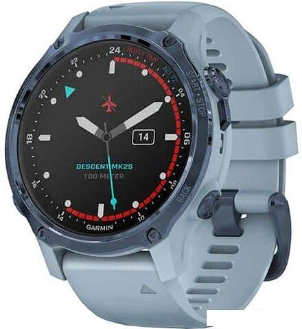 Умные часы Garmin Descent Mk2s (минеральный синий/морская волна)