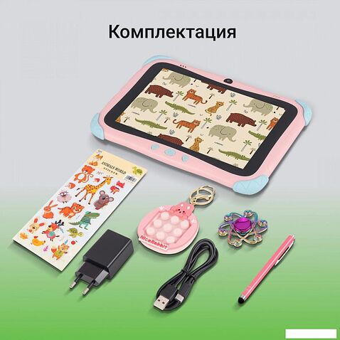 Детский планшет Digma Kids A8 2GB/32GB (розовый)