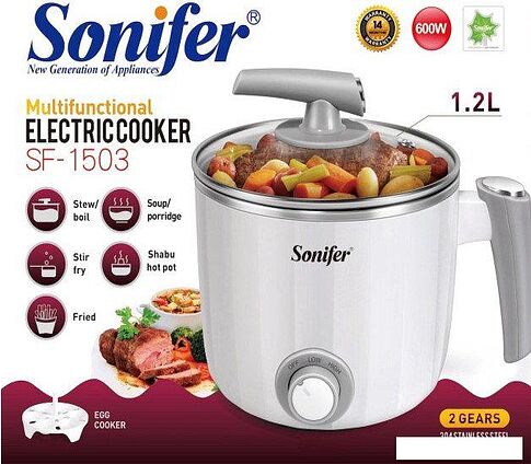 Электрокастрюля Sonifer SF-1503 (белый)