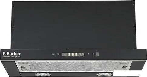 Кухонная вытяжка Backer TH60CL-2F200-SHINY BLACK RC