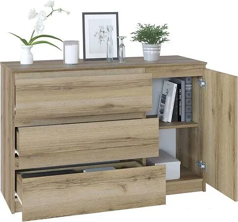 Комод Сокол Т-3Р (дуб делано)