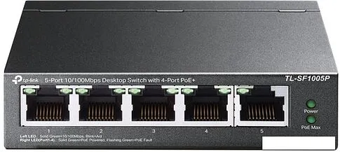 Неуправляемый коммутатор TP-Link TL-SF1005P V2