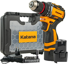 Дрель-шуруповерт Katana CD2600 (с 2-мя АКБ, кейс)