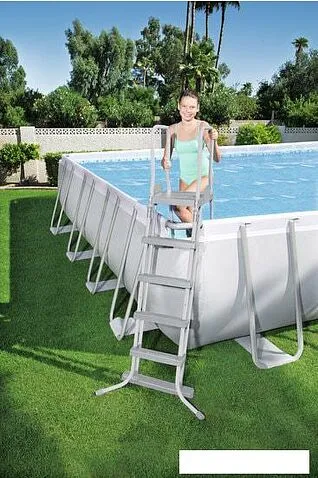 Каркасный бассейн Bestway Rectangular 56623 (956x488x132)