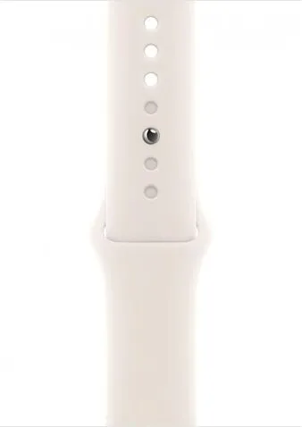 Умные часы Apple Watch Series 10 46 мм (алюминиевый корпус, розовое золото/звездный свет, спортивный силиконовый ремешок S/M)