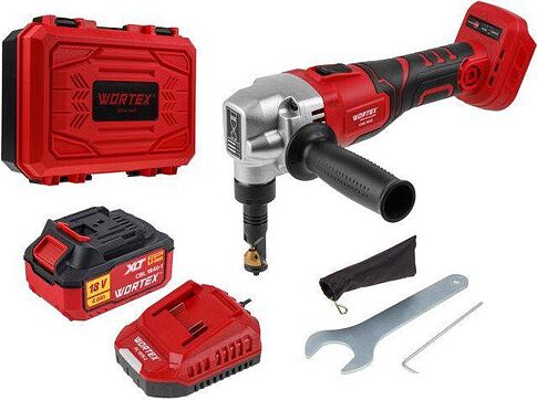 Высечные электрические ножницы Wortex CNB 1825 XLT SET 1318929 (с 1-м АКБ, кейс)