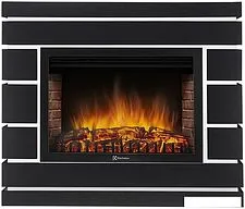 Портал Firelight Moderno 25 (шпон черный дуб)