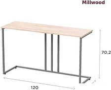 Консольный стол Millwood Лиссабон 1 (дуб белый craft/белый) Консольный стол Millwood Лиссабон 1 (дуб белый craft/белый)