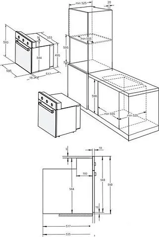 Духовой шкаф Darina 1U BDE111 707 W