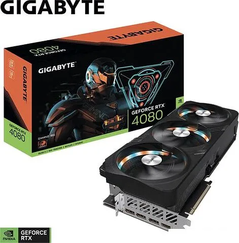 Видеокарта Gigabyte GeForce RTX 4080 16GB Gaming GV-N4080GAMING-16GD