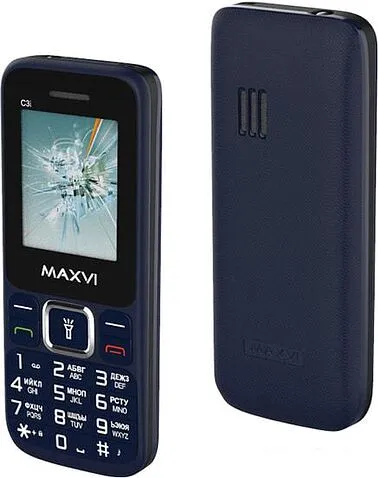 Мобильный телефон Maxvi C3i (маренго)