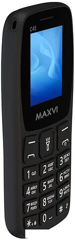 Кнопочный телефон Maxvi C45 (черный)