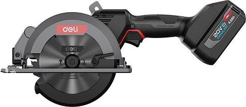 Дисковая (циркулярная) пила Deli EDE-YJ20-1D4 (с 2-мя АКБ)