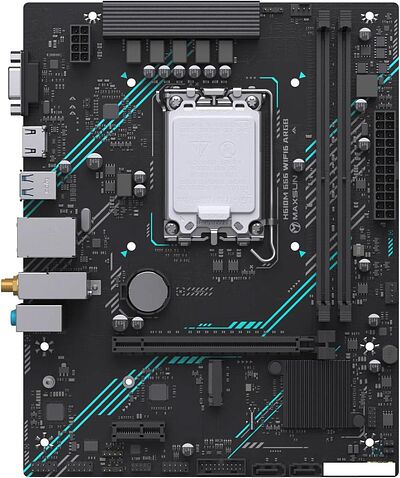 Материнская плата Maxsun MS-H610M 666 WIFI6 ARGB