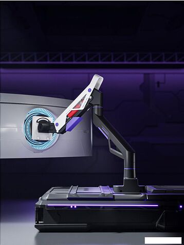 Кронштейн для монитора ErgoSmart Heavy-Duty Monster Game (белый)