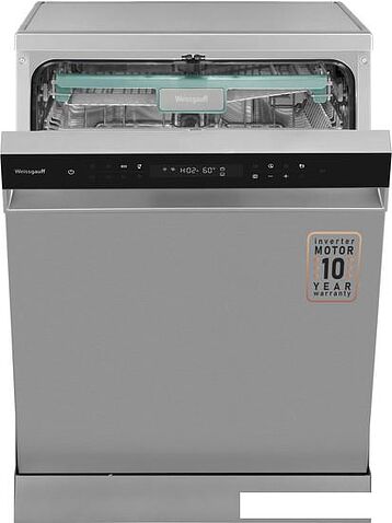 Отдельностоящая посудомоечная машина Weissgauff DW 6138 Inverter Touch Inox