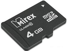 Карта памяти Mirex microSDHC 13612-MC10SD04 4GB