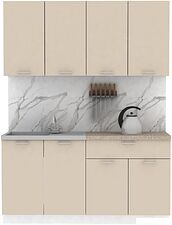 Готовая кухня ЭлиГард Lion 2 1.6 (персидский жемчуг/малага)