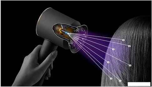Фен Dyson HD16 Supersonic Nural 515191-01 (керамическая патина/топаз)