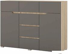 Комод Горизонт Анталия 1200 (дуб сонома-графит софт)