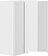 Шкаф навесной Трия Лорас 1В6УП (белый/холст белый)