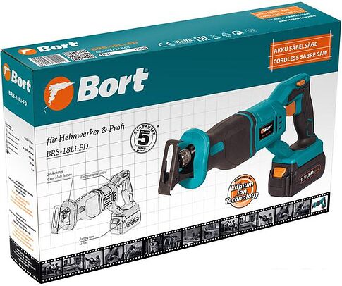 Сабельная пила Bort BRS-18Li-FD