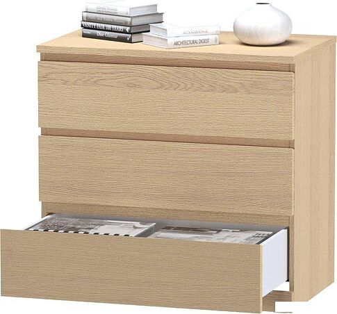 Комод Mio Tesoro Varma Prime 3 (дуб беленый)