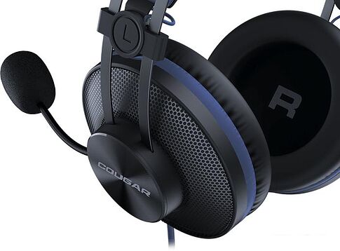 Наушники Cougar Immersa Essential (черный/синий)