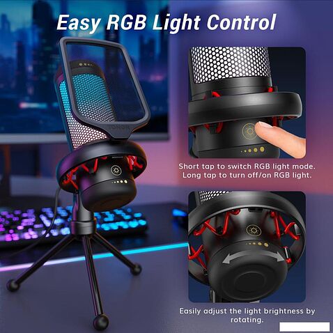 Проводной микрофон Tonor TC310 (черный)