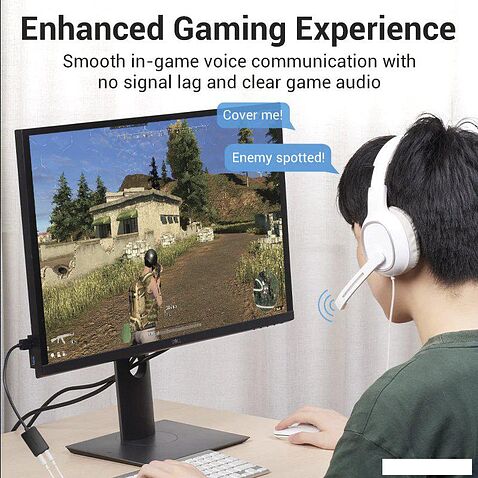 USB аудиоадаптер Vention CDYB0