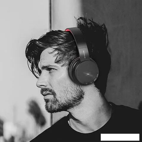 Наушники Borofone BO11 (черный/красный)