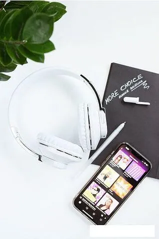 Наушники More Choice HW33 (белый)