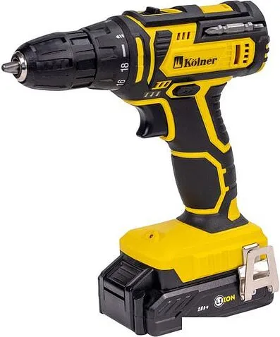 Дрель-шуруповерт Kolner KCD 16-2L (с 2-мя АКБ)